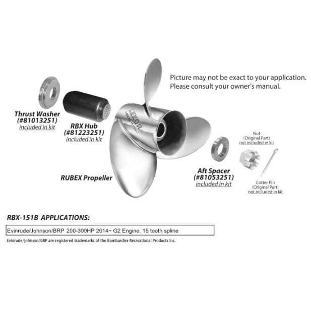 Solas Qualifies for Free Shipping Solas Hub Kit Evinrude G2 #RBX-151B