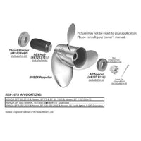 Solas Qualifies for Free Shipping Solas/Rubex Hub Kit Honda 75-130HP Bronze Hub #RBX-107B