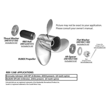 Solas Qualifies for Free Shipping Solas Series D: BRP J/E Suzuki 15-Tooth 4-1/4" Gearcase #RBX-126B
