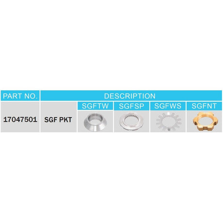 Solas Not Qualified for Free Shipping Solas SGF-PKT Suzuki Dual Hardware Kit Front #17047501