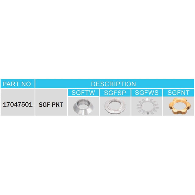 Solas Not Qualified for Free Shipping Solas SGF-PKT Suzuki Dual Hardware Kit Front #17047501