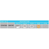 Solas Not Qualified for Free Shipping Solas SGR-PKT Suzuki Dual Hardware Kit Rear #17047502