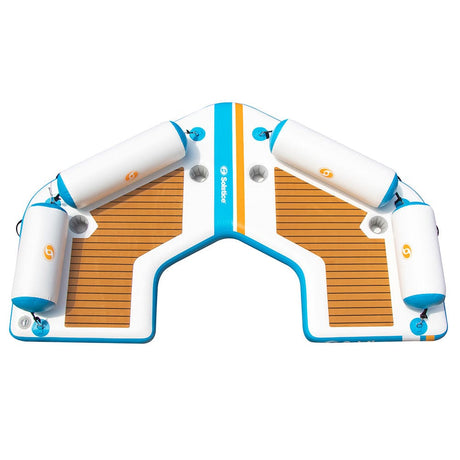 Solstice Not Qualified for Free Shipping Solstice Watersports 11' C-Dock with Removable Back Rests #38175