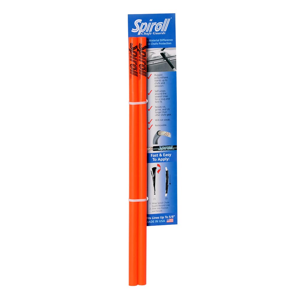 Spiroll Qualifies for Free Shipping Spiroll Chafe Guard Orange for Lines up to 5/8" Diamater Pr #SPL-16-O-CG