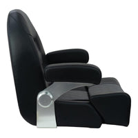 Springfield Not Qualified for Free Shipping Springfield Console Helm Seat Flip-Up with Bolster Black/Gray #1042035-BLK