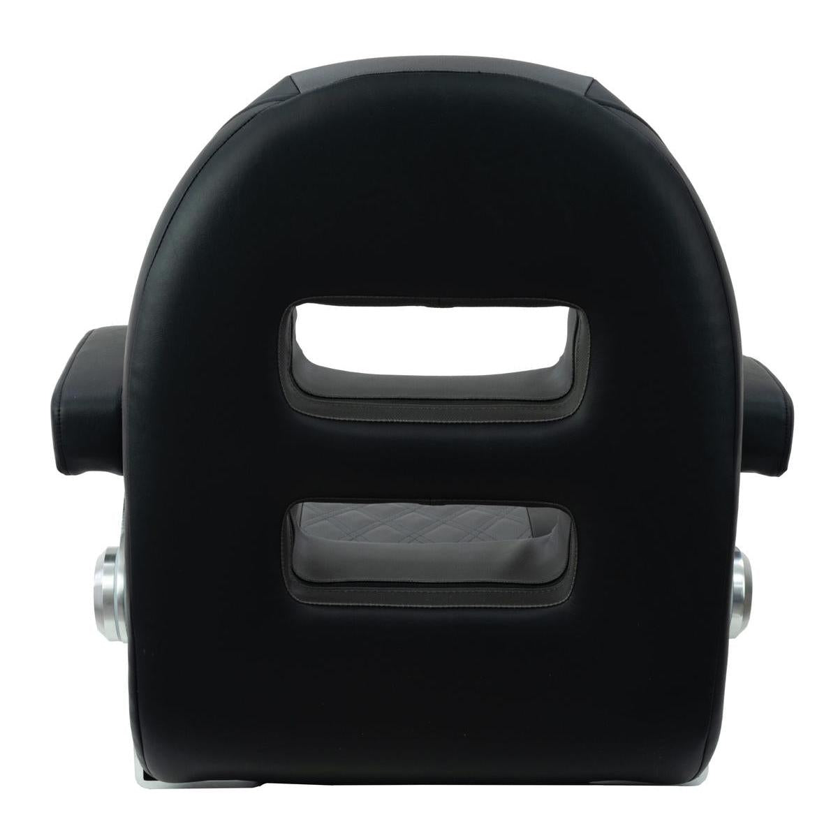 Springfield Not Qualified for Free Shipping Springfield Console Helm Seat Flip-Up with Bolster Black/Gray #1042035-BLK