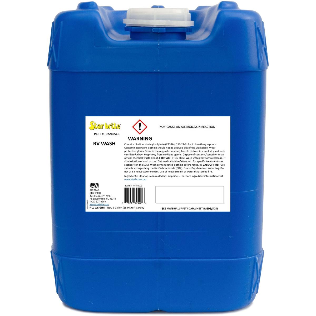 Star Brite Not Qualified for Free Shipping Star brite Economy RV Wash 5 Gallon #072405CB