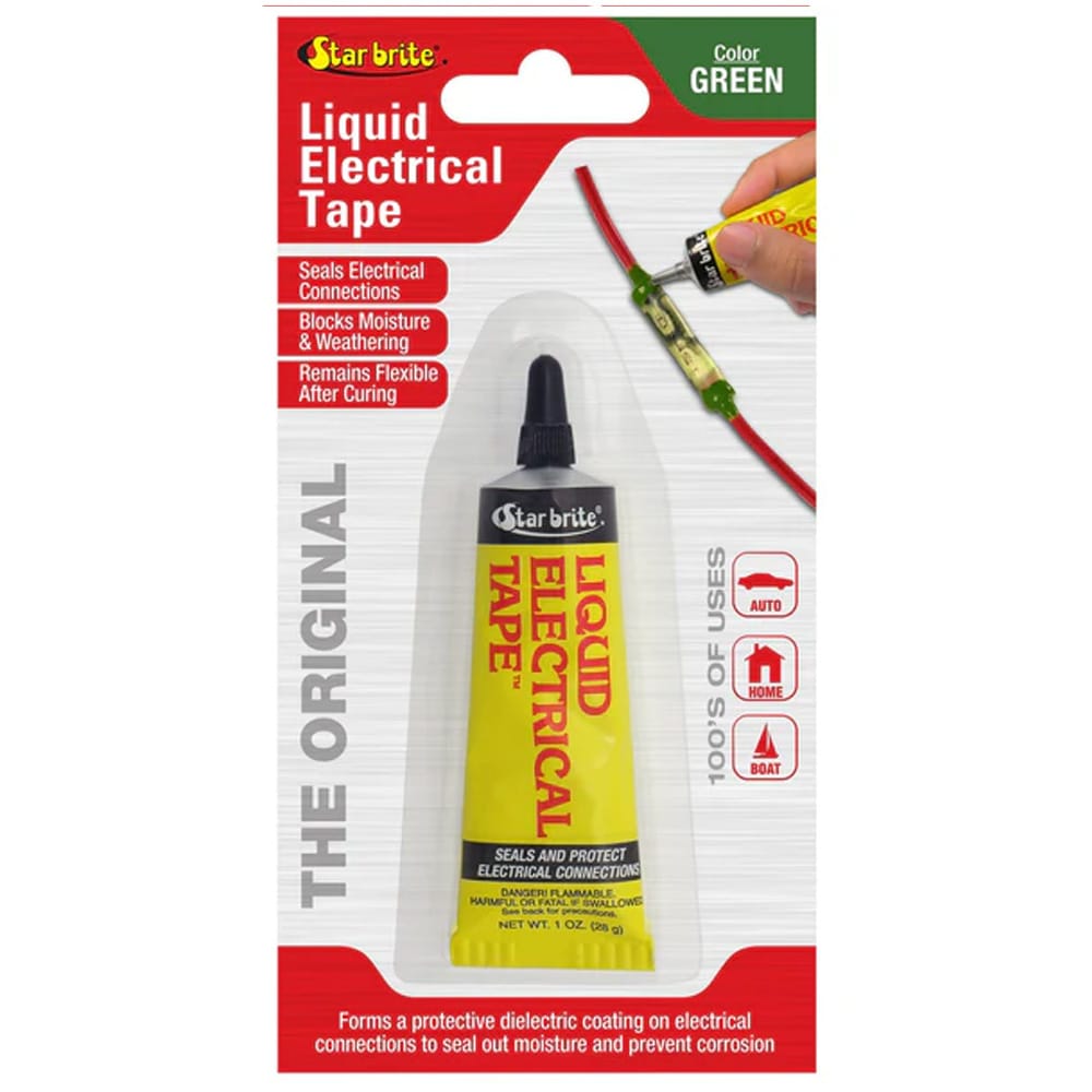 Star Brite Qualifies for Free Shipping Star Brite Liquid Electrical Tape Green 1 oz Tube #084156