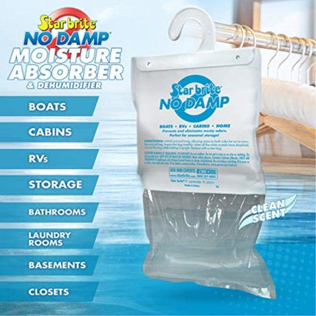 Star Brite Qualifies for Free Shipping Star Brite No Damp Hanging Moisture Absorber/Dehumidifier #085470