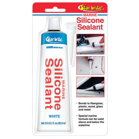 Star Brite Qualifies for Free Shipping Star Brite Silicone Sealant 2.8 oz White #082101