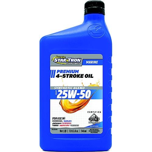 Star brite Qualifies for Free Shipping Star brite StarTron 25W50 4-Stroke Oil 32 oz #029132P