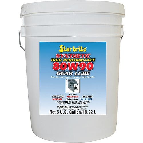 Star brite Not Qualified for Free Shipping Star brite StarTron Gear Lube 80W90 5-Gallon #027205