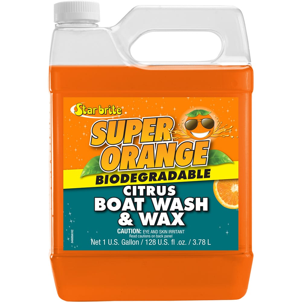 Star brite Not Qualified for Free Shipping Star Brite Super Orange Citrus Boat Wash & Wax Gallon #094600
