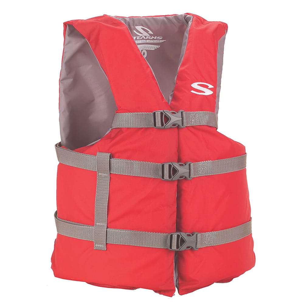 Stearns Qualifies for Free Shipping Stearns Adult Classic Red PFD Universal #2158948