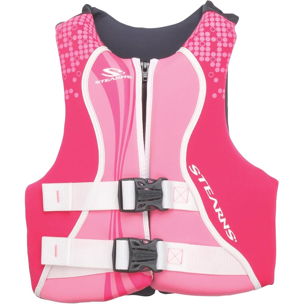 Stearns Qualifies for Free Shipping Stearns Youth Hydroprene Life Vest Pink/Hot Pink #2000036923