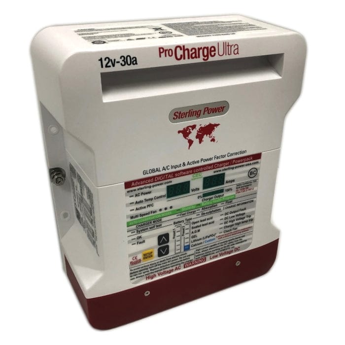 Sterling Power Qualifies for Free Shipping Sterling Power Pro Charge Ultra 12v 30a 3 Bank Charger #PCU1230PLUS