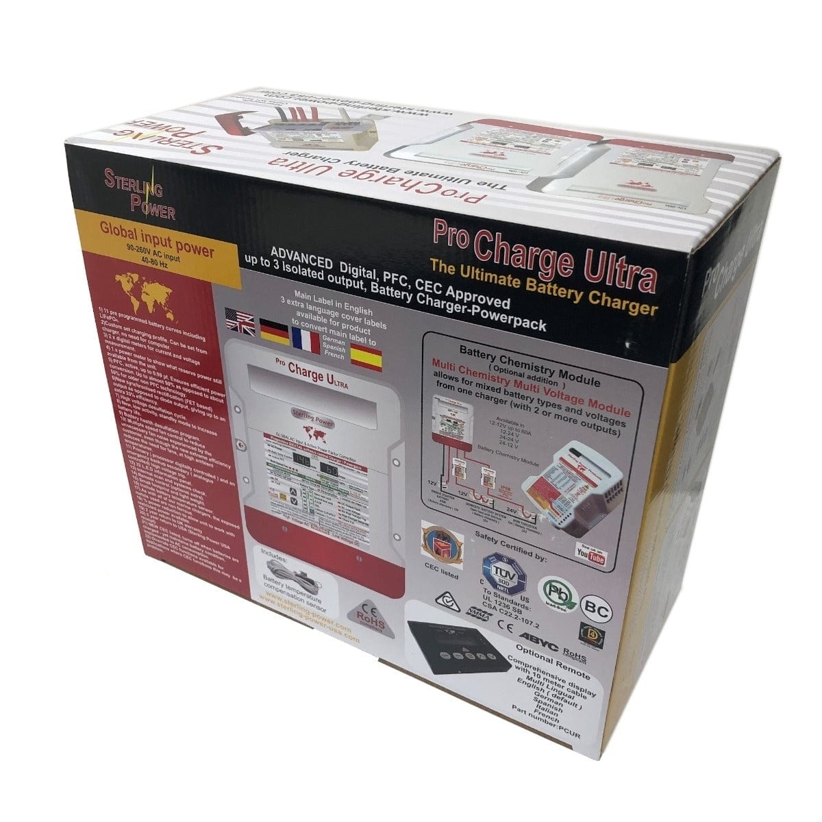 Sterling Power Qualifies for Free Shipping Sterling Power Pro Charge Ultra 12v 50a 3-Bank Charger #PCU1250PLUS