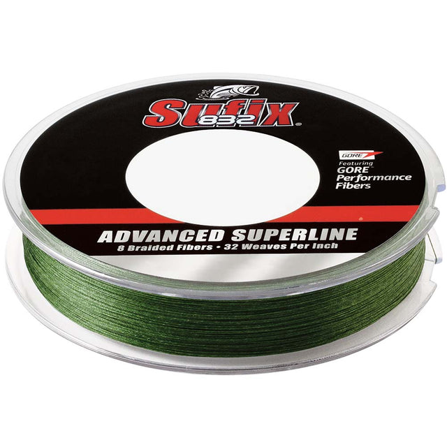 Sufix Qualifies for Free Shipping Sufix 832 Braid 10 lb Low-Vis Green 150 Yards #660-010G