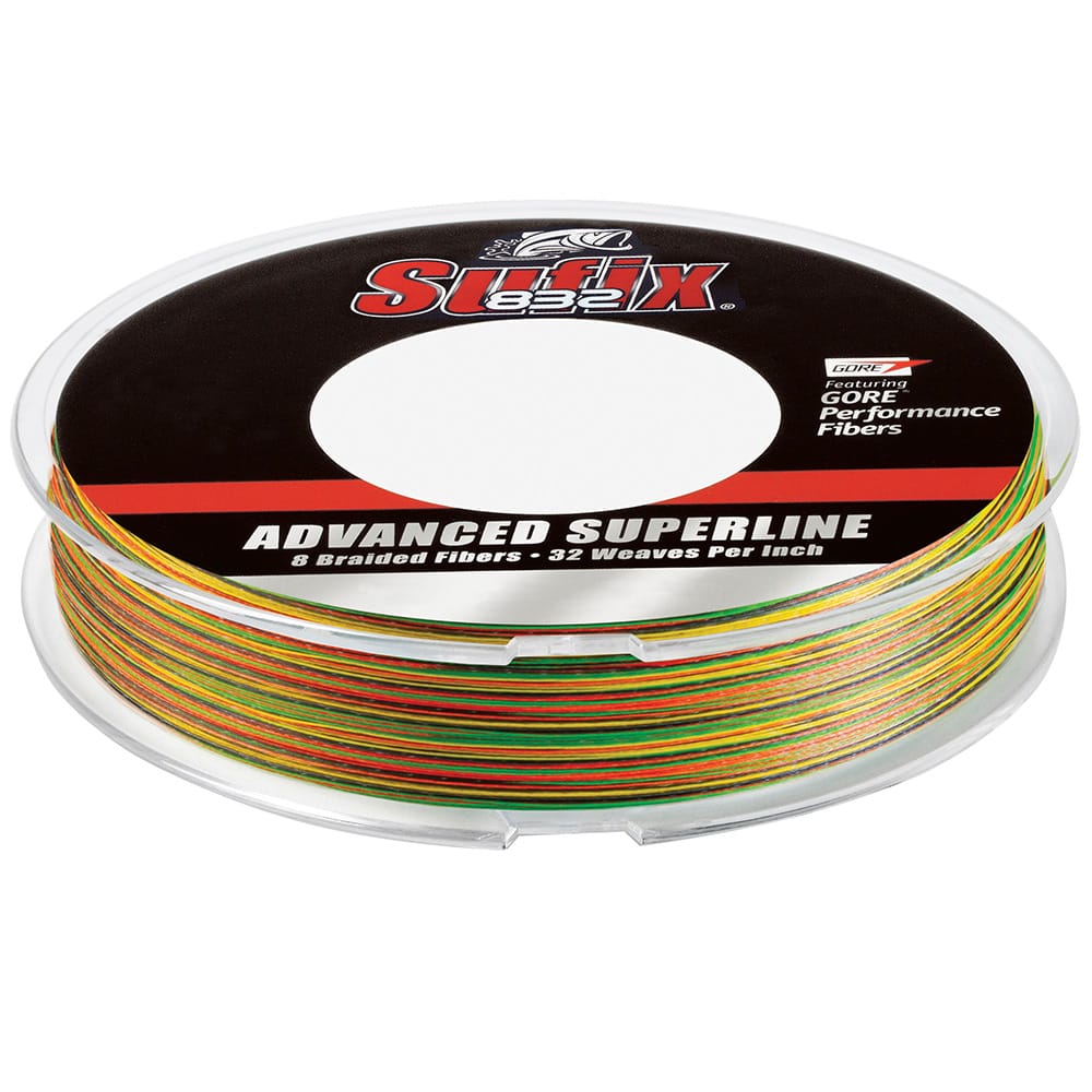 Sufix Not Qualified for Free Shipping Sufix 832 Braid 50 lb Fire Tiger 300 Yards #660-150FT