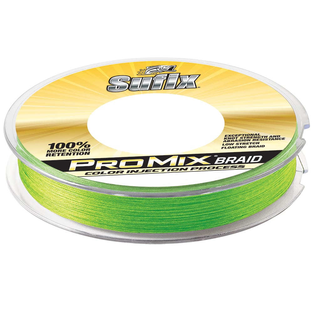 Sufix Not Qualified for Free Shipping Sufix Promix Braid 40 lb 300 Yards Neon Lime #630-140L