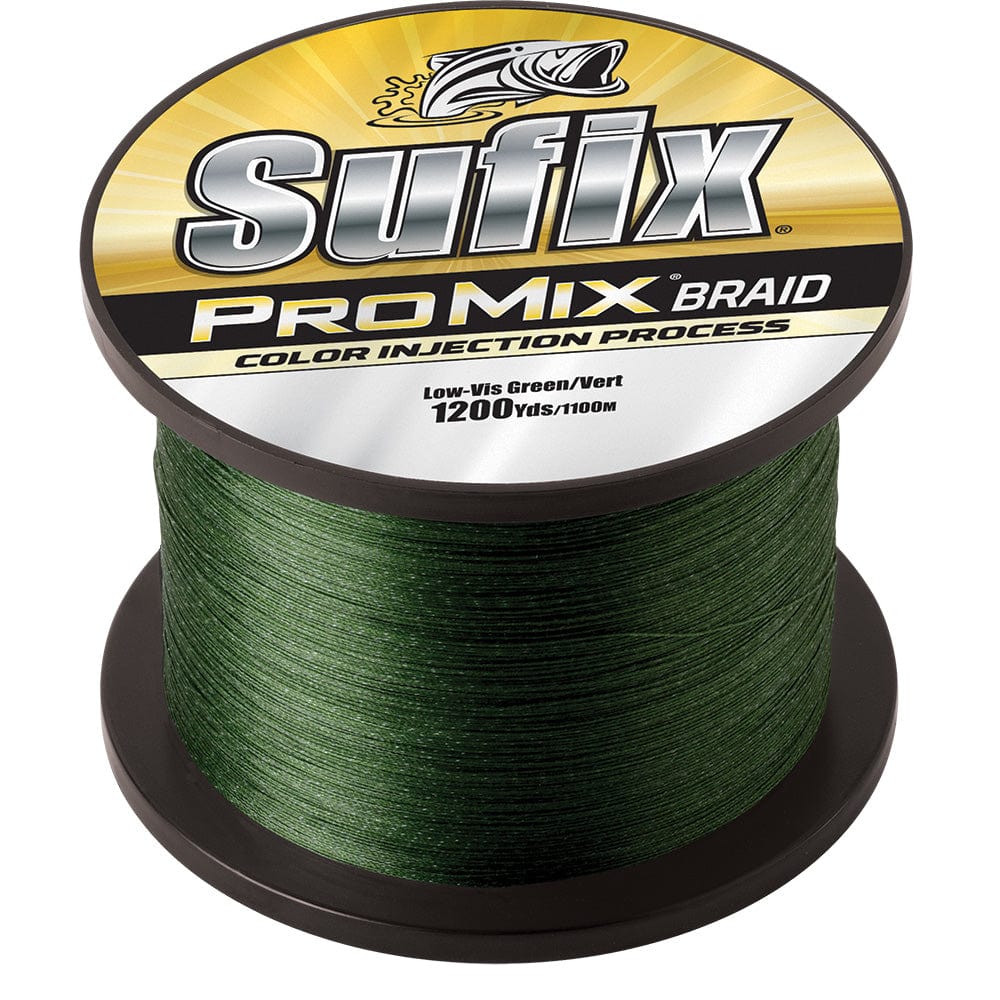 Sufix Qualifies for Free Shipping Sufix Promix Braid 50 lb 1200 Yards Low-Vis Green #630-350G