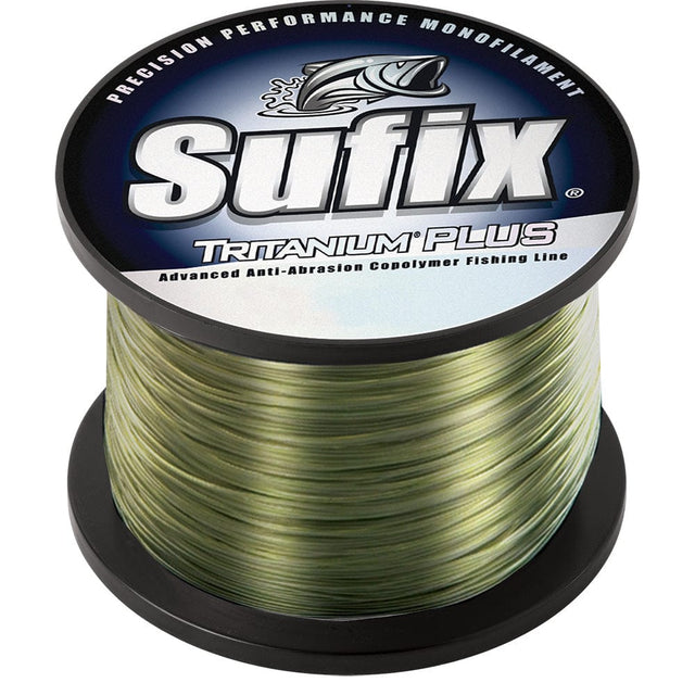 Sufix Qualifies for Free Shipping Sufix Tritanium Plus 14 lb Dark Green 1100 Yards #696-114G