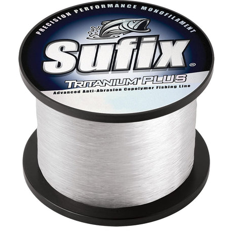 Sufix Qualifies for Free Shipping Sufix Tritanium Plus 40 lb Clear 370 Yards #696-140