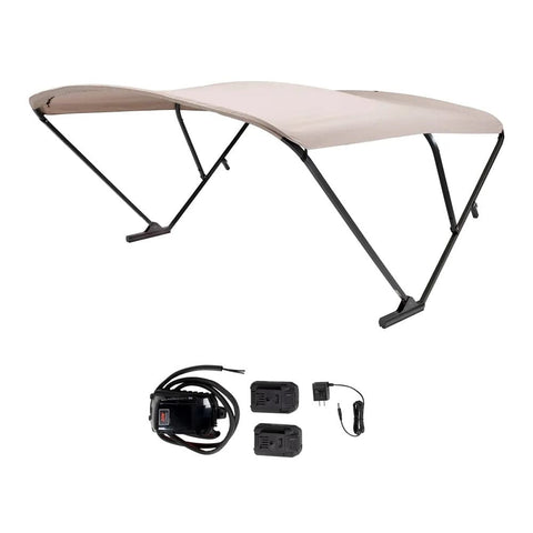 SureShade Not Qualified for Free Shipping Sureshade Battery Powered Bimini Black Anodized Frame #2021133089
