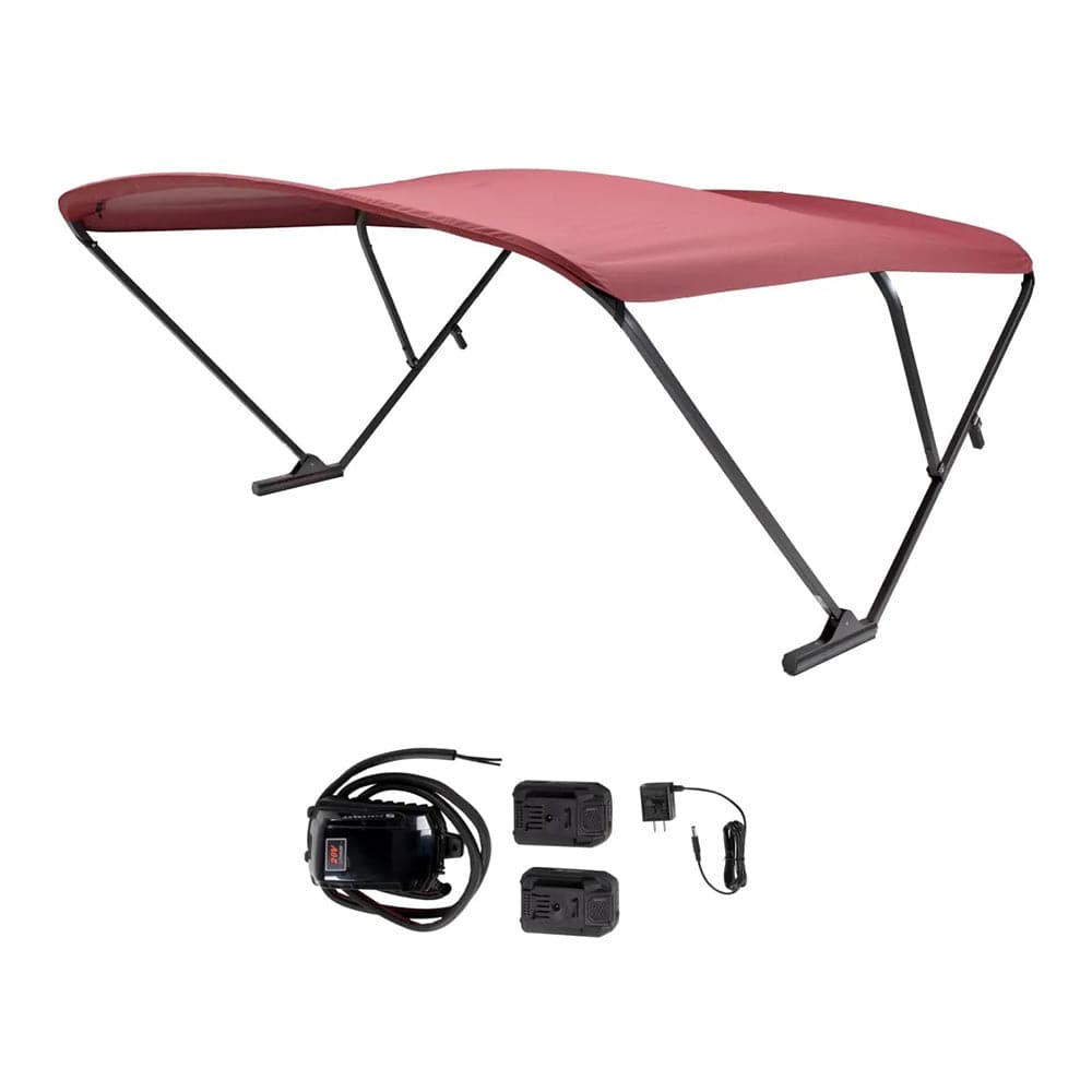 SureShade Not Qualified for Free Shipping Sureshade Battery Powered Bimini Black Anodized Frame #2021133091