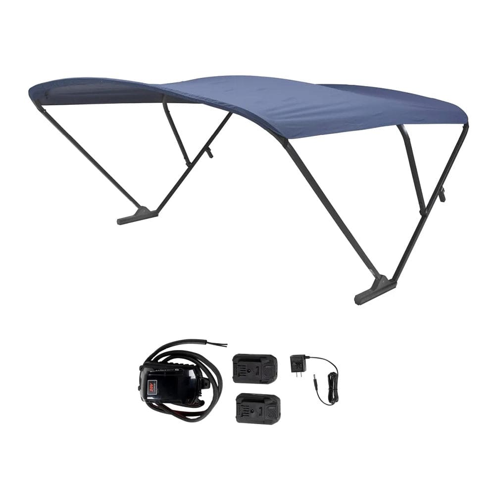 SureShade Not Qualified for Free Shipping Sureshade Battery Powered Bimini Black Anodized Frame #2021133095