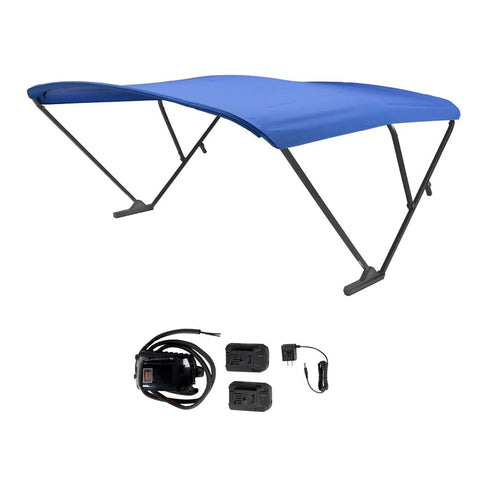 SureShade Not Qualified for Free Shipping Sureshade Battery Powered Bimini Black Anodized Frame #2021133097