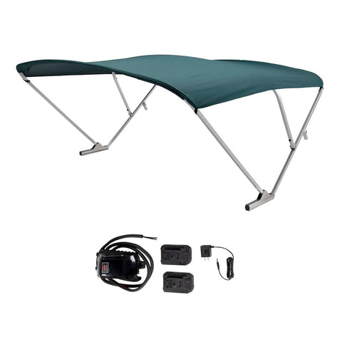 SureShade Not Qualified for Free Shipping Sureshade Battery Powered Bimini Clear Anodized Frame #2021133098