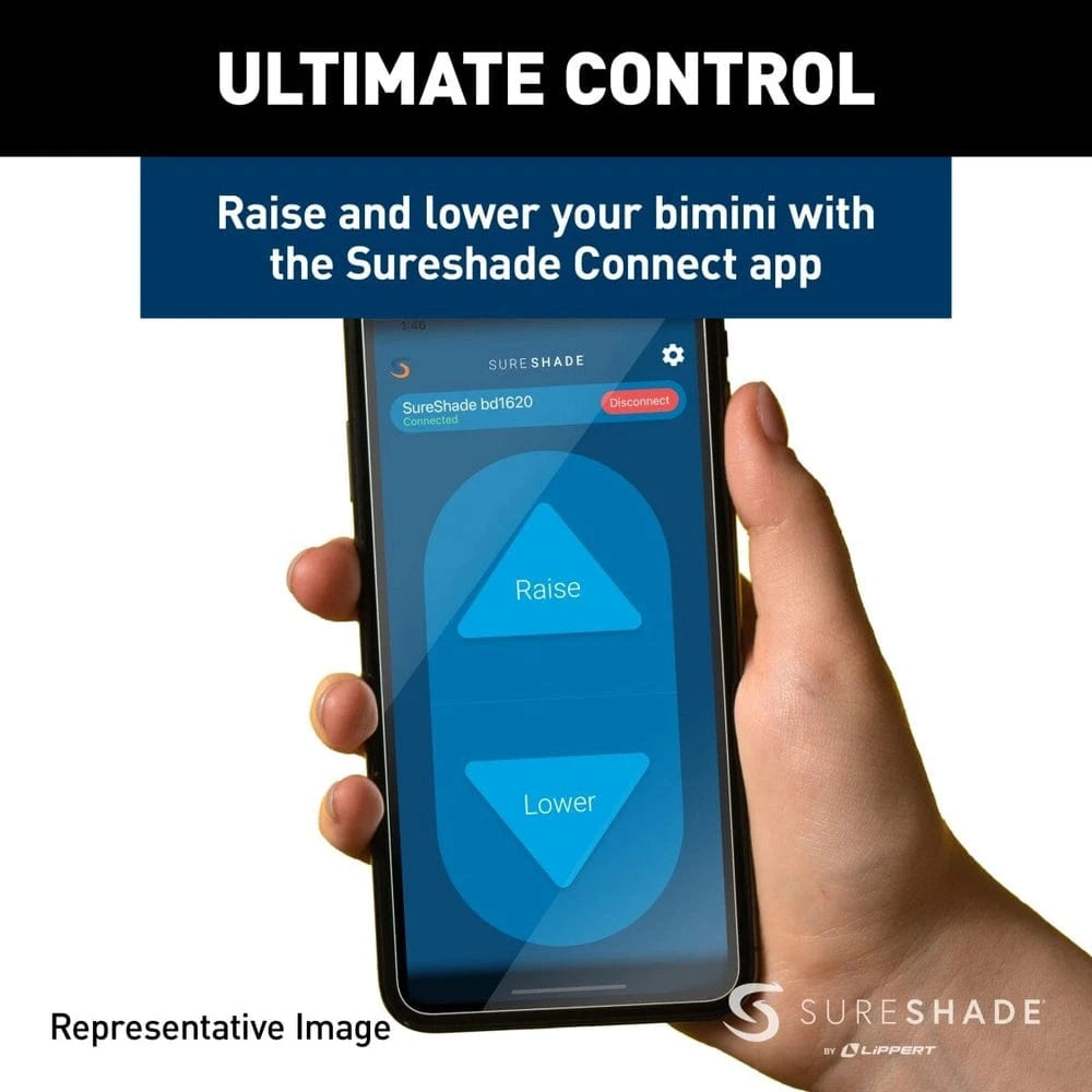 SureShade Not Qualified for Free Shipping SureShade Power Arm Deluxe Black & Navy Canvas #2024050707