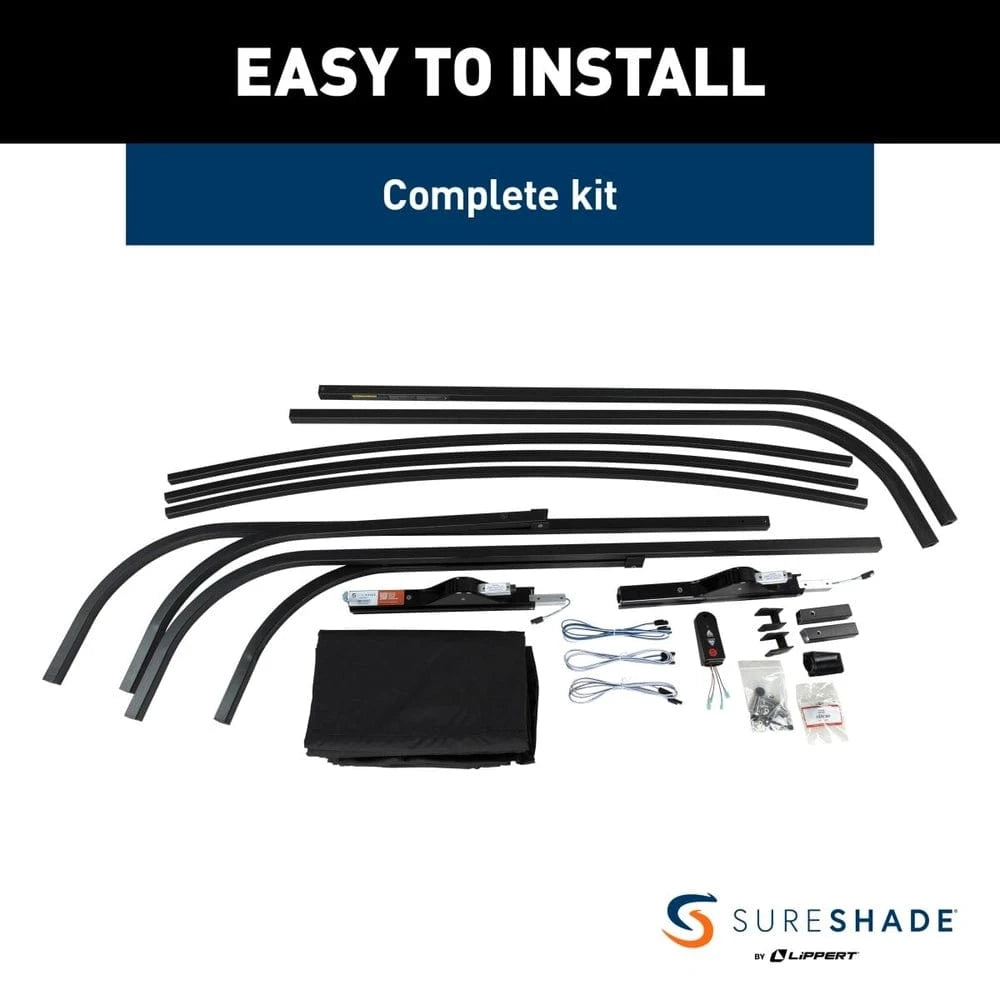 SureShade Not Qualified for Free Shipping SureShade Power Arm Deluxe Black & Navy Canvas #2024050707