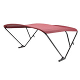 SureShade Not Qualified for Free Shipping Sureshade Power Bimini Black Anodized Frame Burgandy Fabric #2020000306
