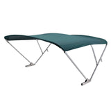 SureShade Not Qualified for Free Shipping Sureshade Power Bimini Clear Anodized Frame Green Fabric #2020000303