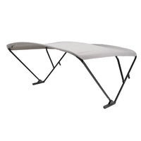 SureShade Not Qualified for Free Shipping SureShade Power Bimini Gray Fabric Black Frame #2024050706