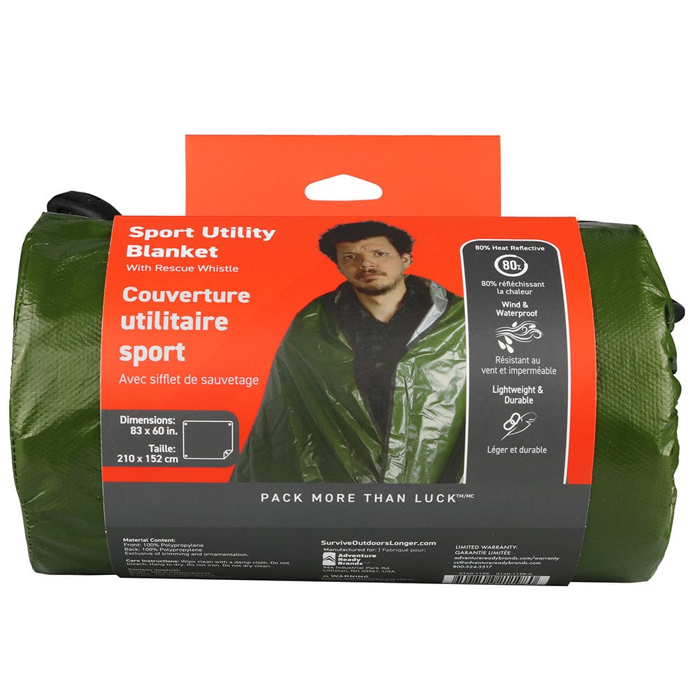 S.O.L. Survive Outdoors Longer Qualifies for Free Shipping Survive Outdoor Sport Utility Blanket #0140-1198