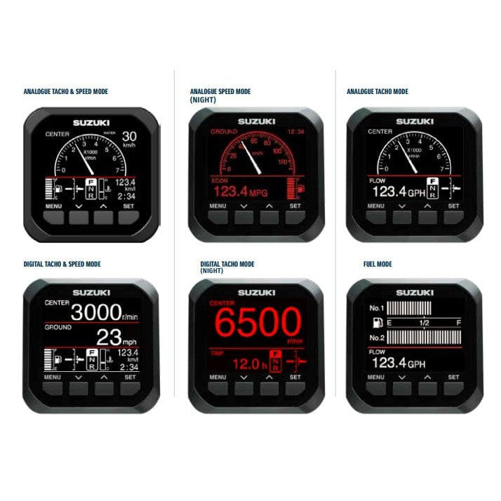 Suzuki Marine Not Qualified for Free Shipping Suzuki Marine Single Multi-Function Gauge #34011-96L44
