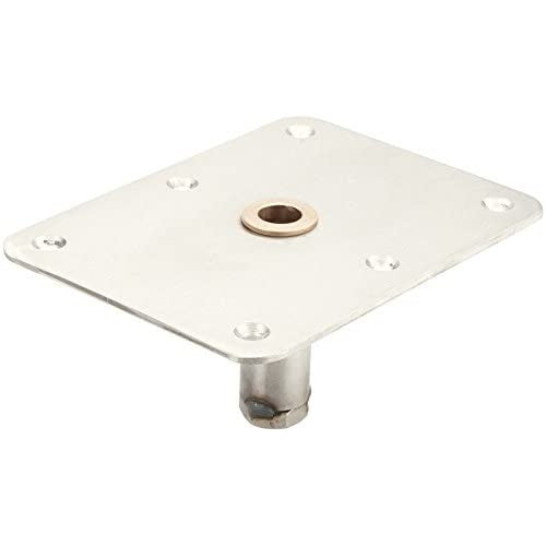 Swivl-Eze Qualifies for Free Shipping Swivl-Eze Base Plate SS Finish with Steel Lip Tube 6" x 8" Threaded #6683-T