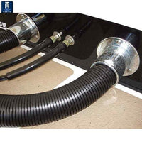T-H Marine Qualifies for Free Shipping T-H Marine Chr Rig Flange with 4' Black Rig Hose #RFK-1CP-DP