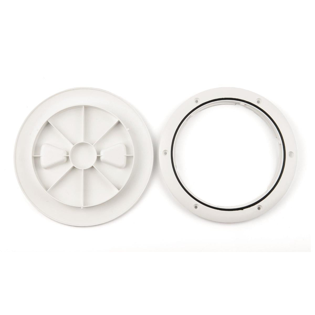 T-H Marine Qualifies for Free Shipping T-H Marine Designer Twist-Out Deck  Plate 6" White #DPSLP-62-DP