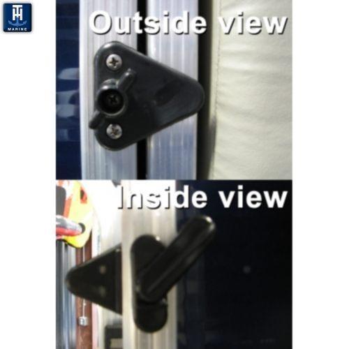 T-H Marine Qualifies for Free Shipping T-H Marine Latch Gate for Pontoon Black #GL-1-DP