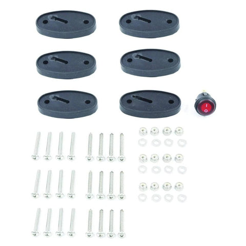 T-H Marine Qualifies for Free Shipping T-H Marine LED Oval Boat Light Kit #32650-6KT-RGB-DP