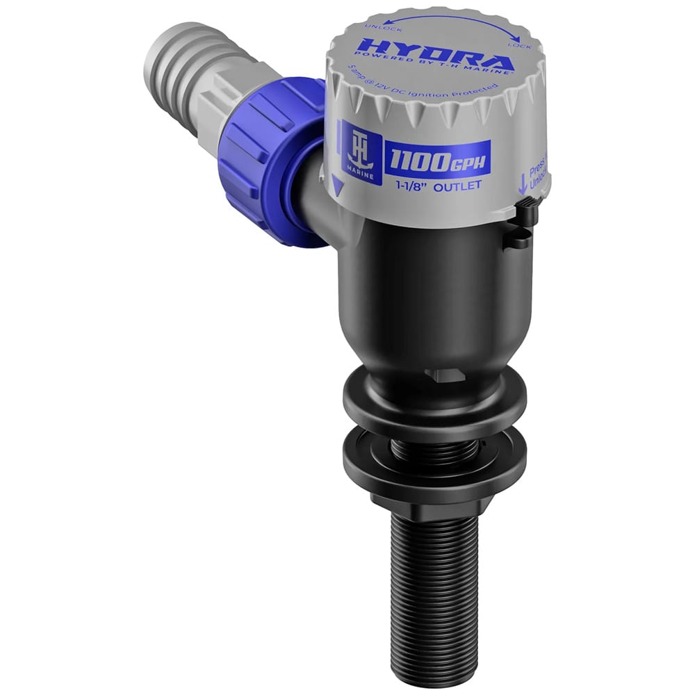 T-H Marine Qualifies for Free Shipping T-H Marine Livewell Pump Long Nozzle 1100 GPH #PMP-LWL11-DP