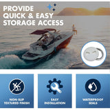 T-H Marine Qualifies for Free Shipping T-H Marine Quick-Release Deck Plate 8" Polar White #DPCAM-8-2-DP