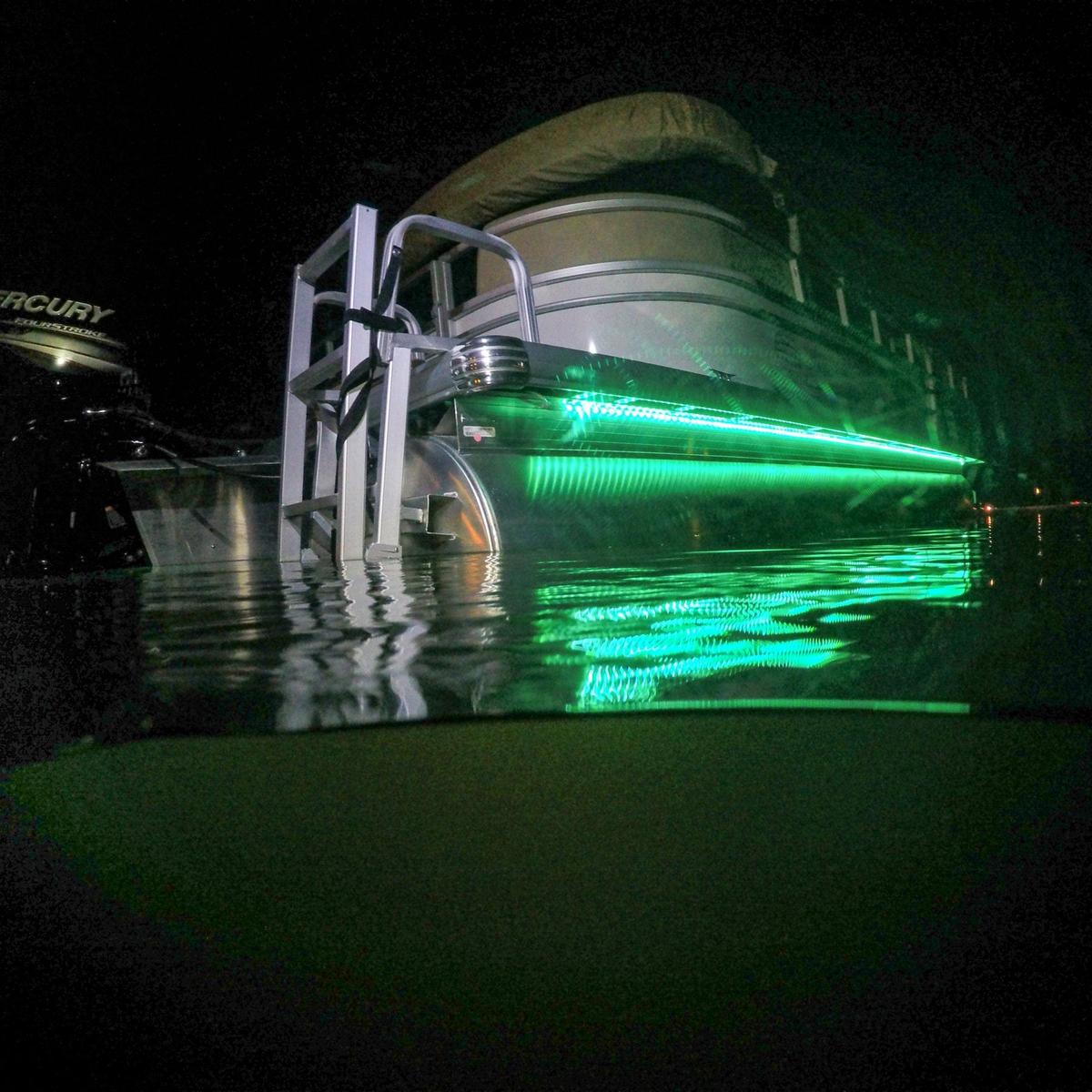 T-H Marine Qualifies for Free Shipping T-H Marine RGB Pontoon LED Light Kit 25' & Flush Mount Controller #LED-PBDK25RGB-FC-DP