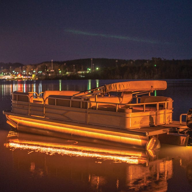 T-H Marine Qualifies for Free Shipping T-H Marine RGB Pontoon LED Light Kit 25' & Flush Mount Controller #LED-PBDK25RGB-FC-DP