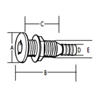 T-H Marine Qualifies for Free Shipping T-H Marine Thru-Hull 5/8