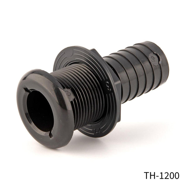 T-H Marine Qualifies for Free Shipping T-H Marine Thru-Hull Fitting 1-1/8" x 3-1/2" Black #TH-1200-DP